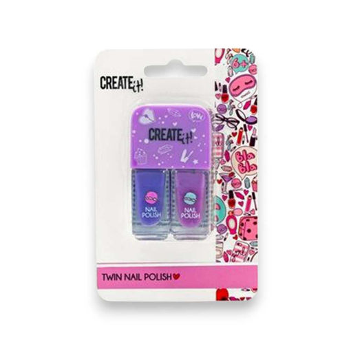 Picture of CREATE IT -  TWIN NAIL POLISH PURPLE